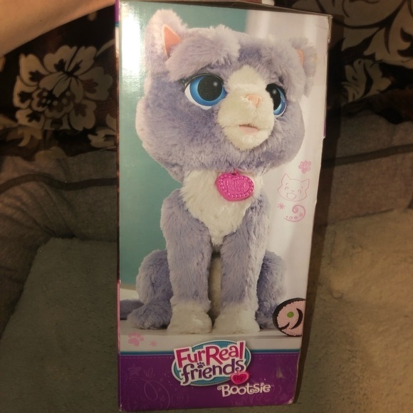Bnib Furreal Friends Bootsie the Grey Cat Kitten - Picture 3 of 4